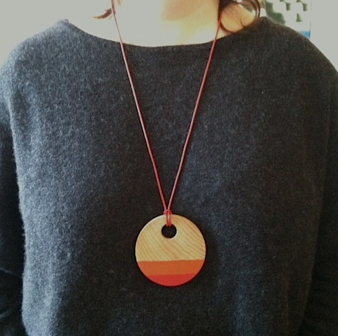 Sunrise on Sweater JLD Sunrise Necklace